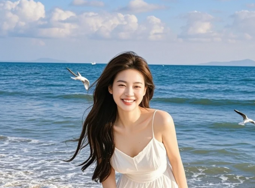 海浪轻拍沙滩，我在疗愈自己