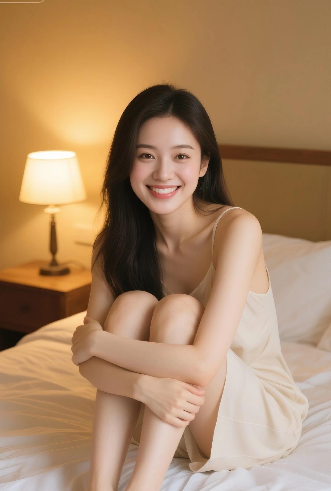 她如月光下的清莲，将平淡的时光酿成一首温柔的诗，每一寸光影都在诉说着松弛与惬意之