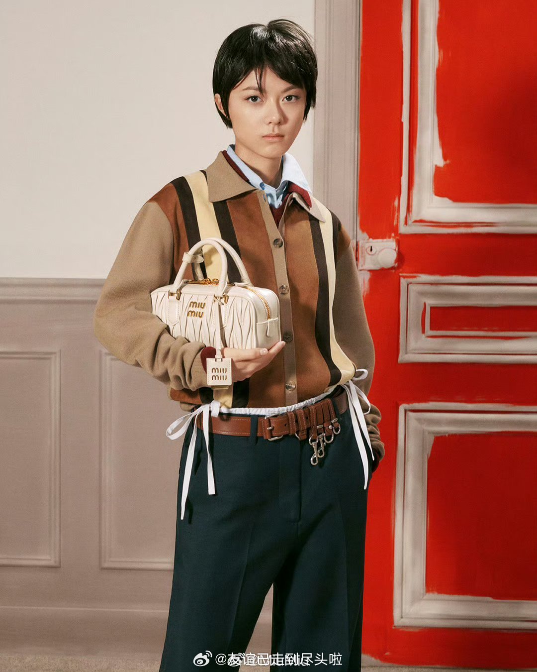 把赵今麦拍成男扮女装似的，miumiu真的不是故意的吗？