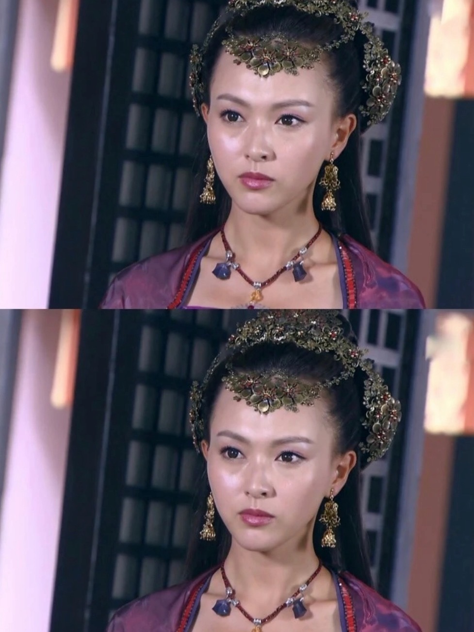 第一个给唐嫣设计额饰的人简直天才来的​​​