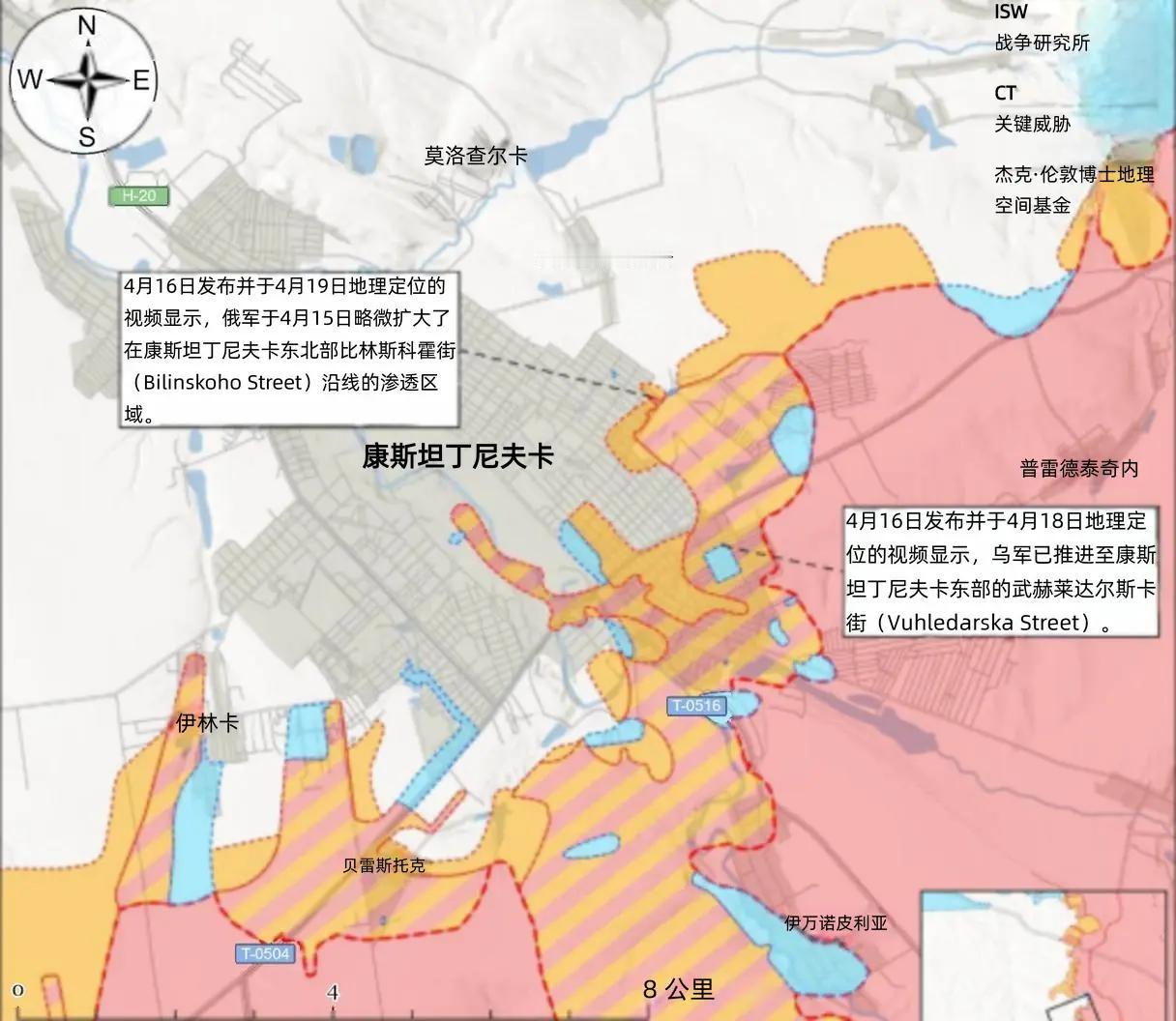 决战双子城之外围争夺：双方在康城反复争夺在双子城北侧红利曼战区，俄军利用无