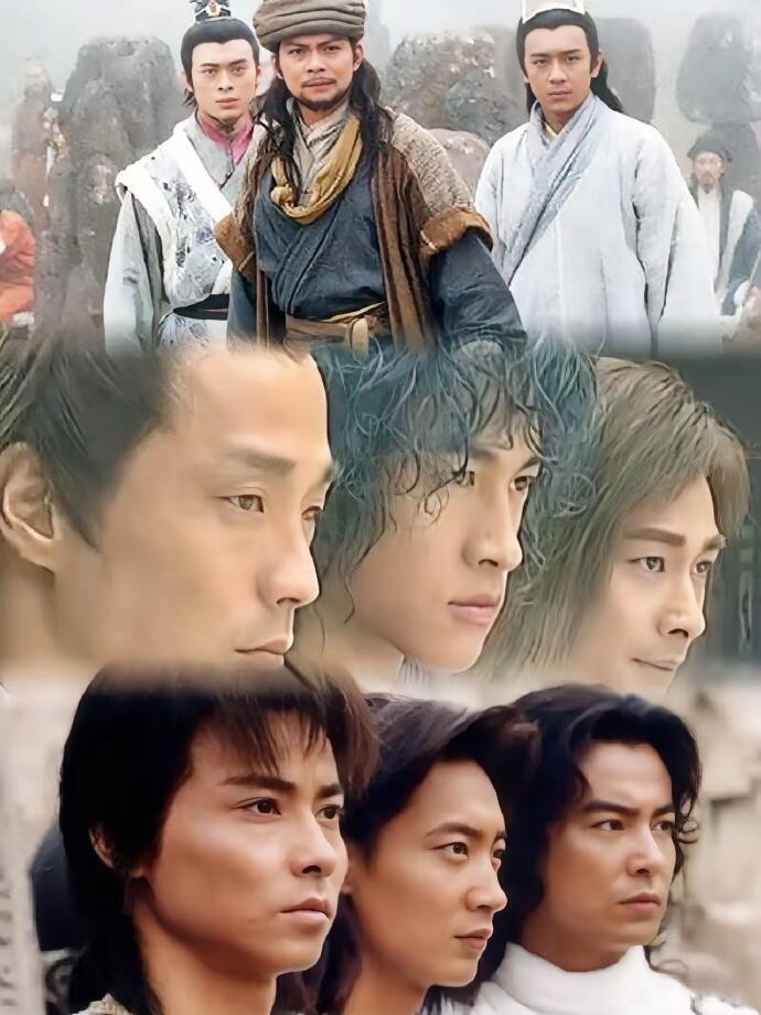 假如这武侠战力天花板三兄弟团战死斗，你们觉得哪队能赢？1.《天龙八部》三兄