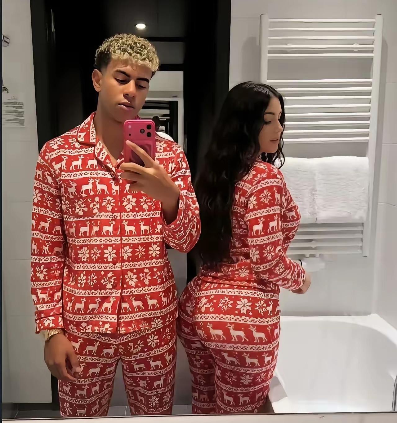 亚马尔的新女友，身材真的很顶！自从西班牙在欧洲杯上夺冠，亚马尔一战成名后，小小