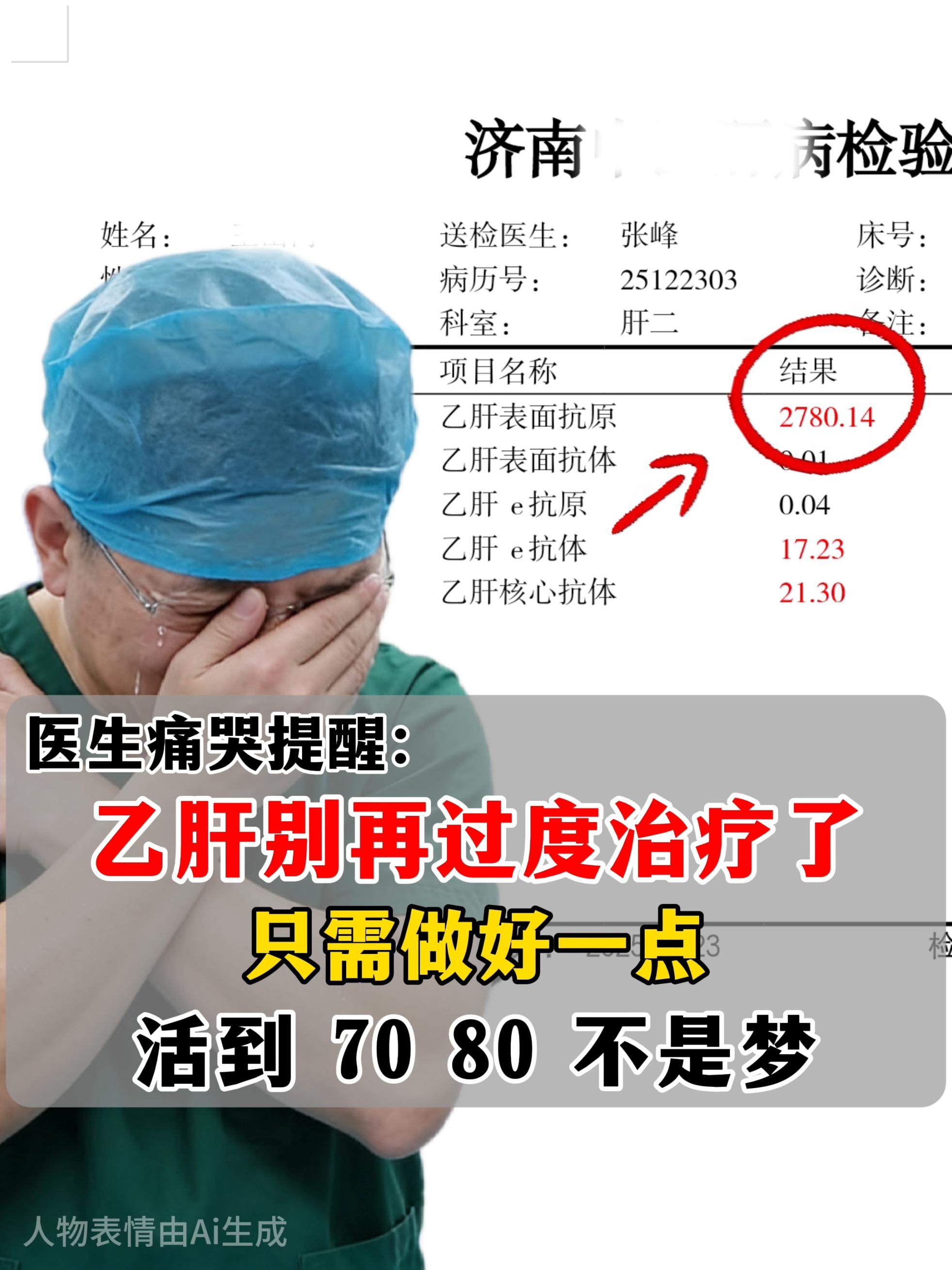 求求你们，乙肝别过度治疗了！不少人为了转阴，花几万块打干扰素，不仅没转...