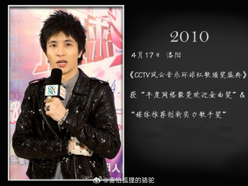 2010年洛阳｜薛之谦唐三彩奖杯