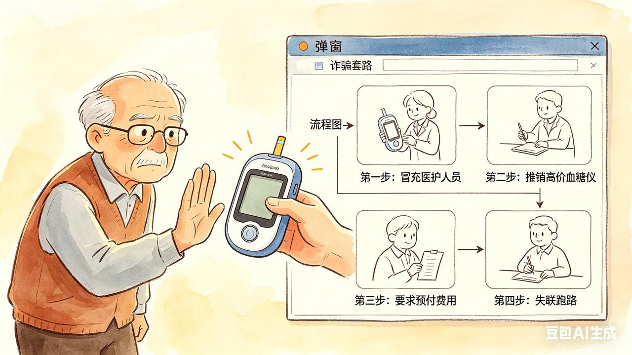  标题：免费领血糖仪？别被“套路”绕进去！最近啊，好多老伙计都刷到那