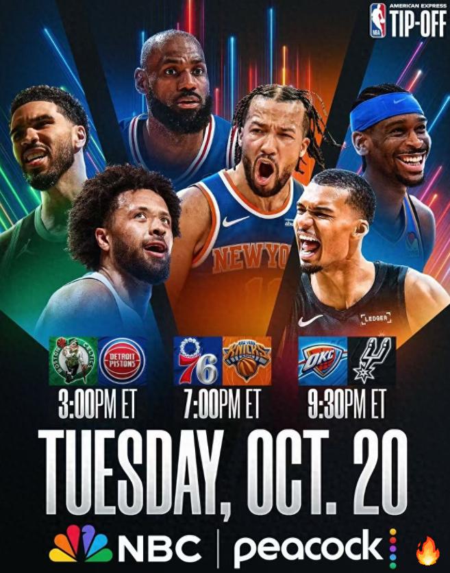 NBA官宣开赛周+年终大战赛程！詹姆斯成流量焦点总决赛重演安排我认为，NB