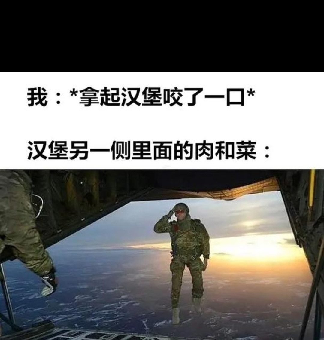 汉堡另一侧里面的肉和菜