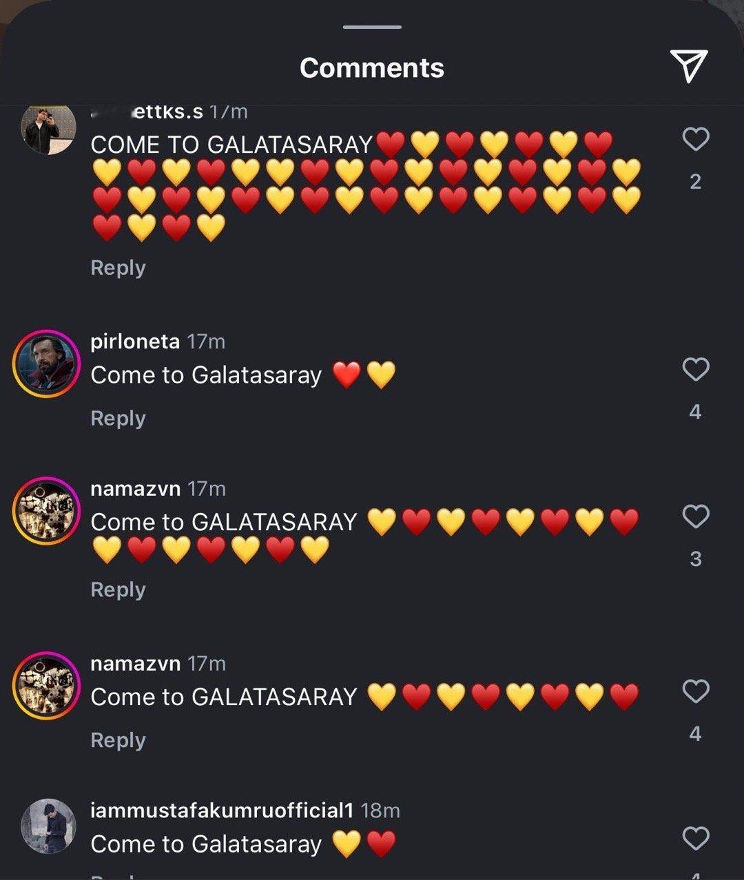 自从土耳其足球网站爆出加拉塔萨雷有意租借梅西的消息后，梅西在Instagram上