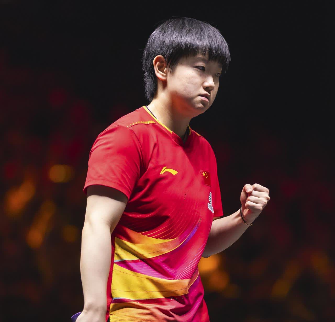 乒乓球北京大满贯，女单四强全部产生，最新夺冠概率如下1、申裕斌🇰🇷（