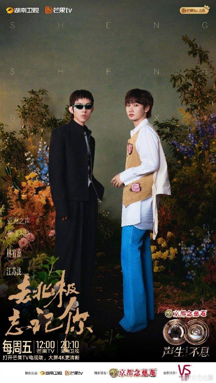 声生不息亚洲嘉年华开播海报声生不息以歌为桥连山海！海报舞美惊艳，歌手阵容顶配