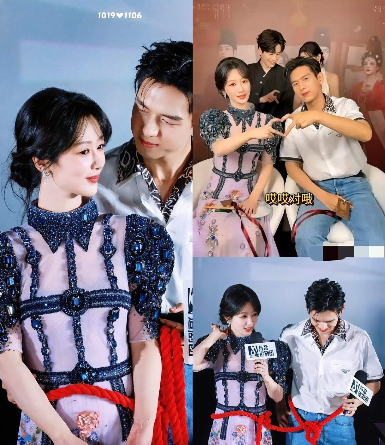 李现那个突然抓杨紫手的动作，直接把我甜到捶墙！追剧团现场尖叫炸穿屋顶，热搜秒爆，