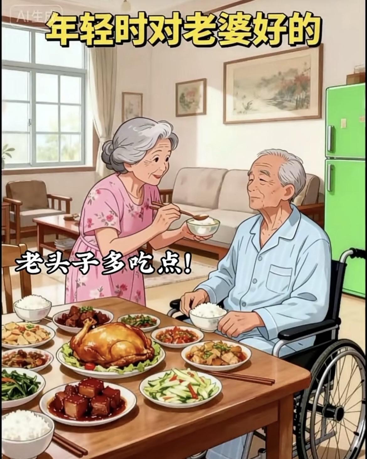 年轻时对媳妇好的跟不好的，😄