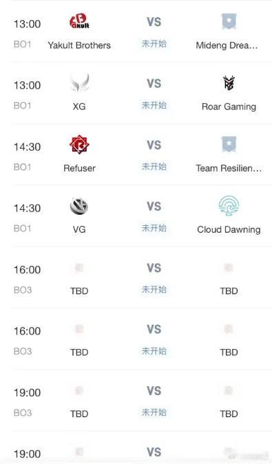 ACL的比赛将会在今天进行！赛程如下！等下我准备去现场看看！dota2