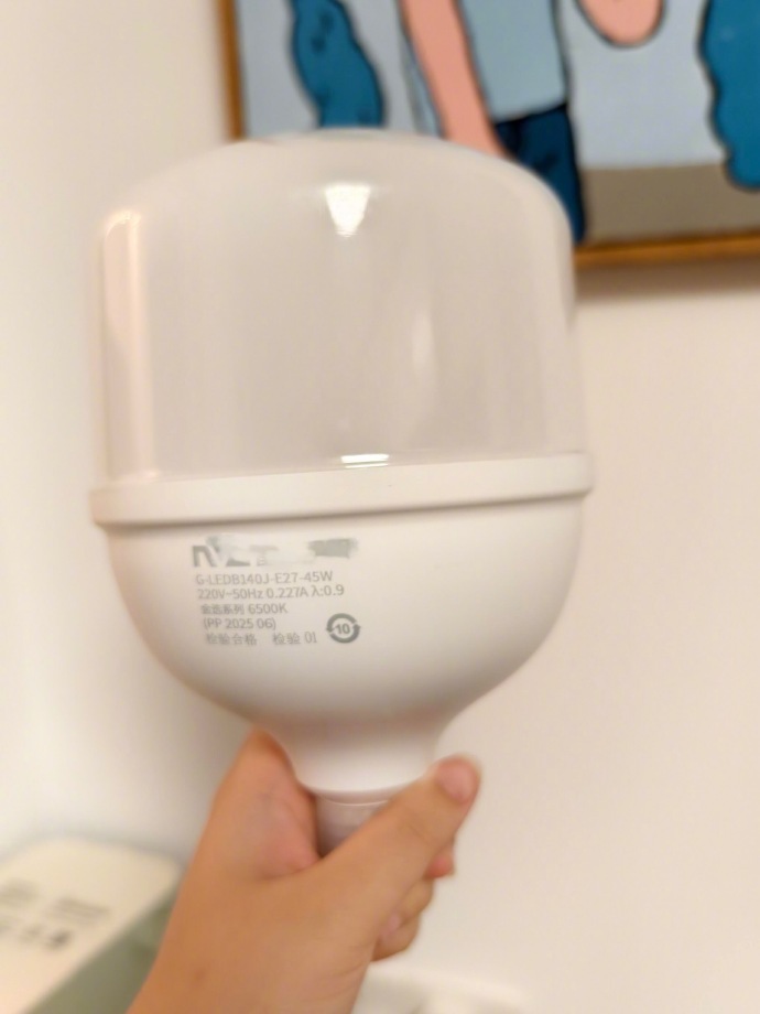 当买灯泡对瓦数没概念时