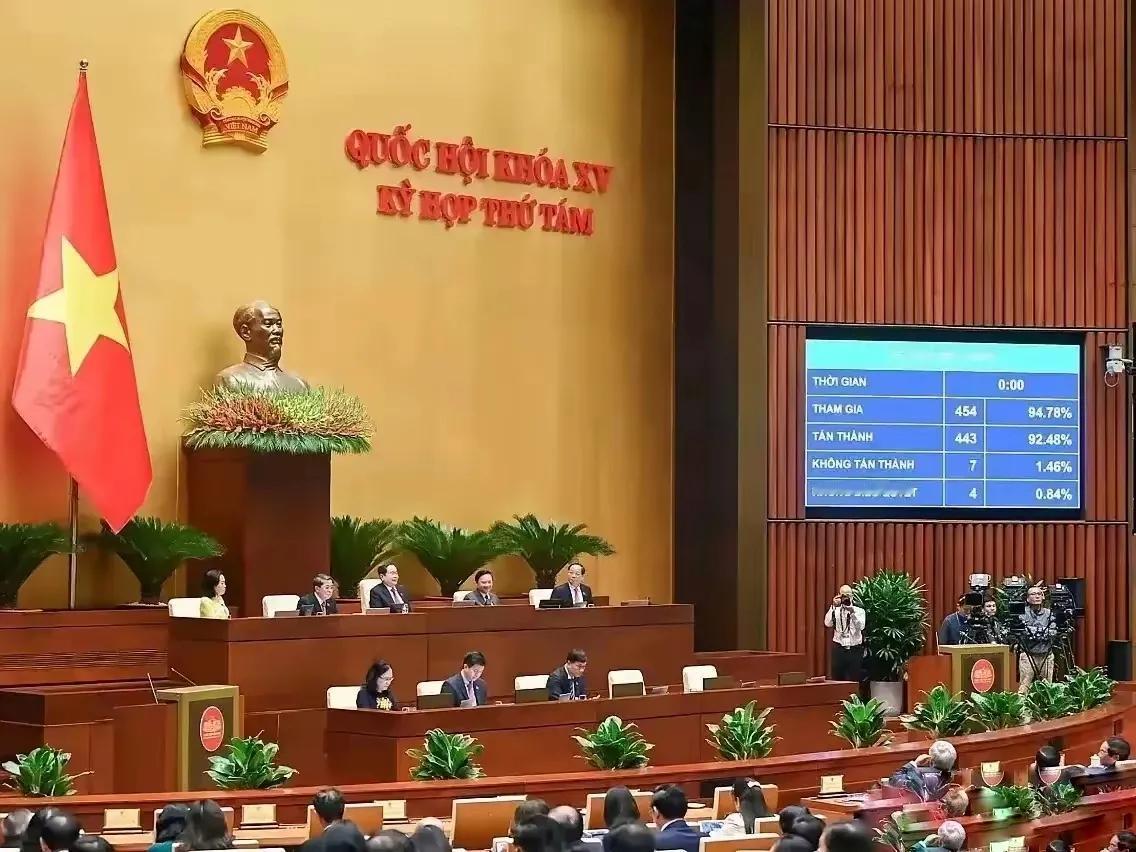 1986年越南开始革新开放。虽然在政治体制上逐渐西方化，但在越南的国会、大型会议