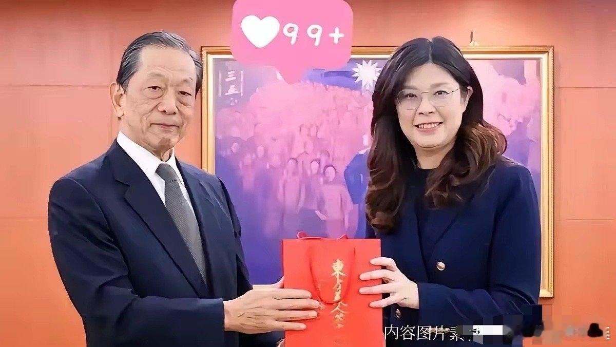 12月5日，国民党主席郑丽文在台北会见了日台友好交流协会会长隅修三，郑丽文比见到