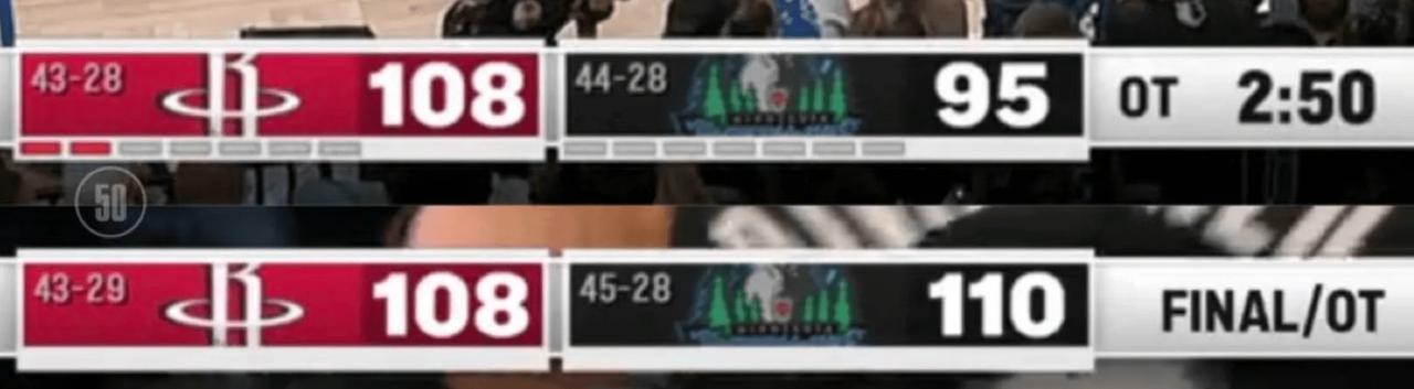 哈登：2分50秒领先13分，不是我吹，我球球24秒违例都能把森林狼耗死。乌杜卡