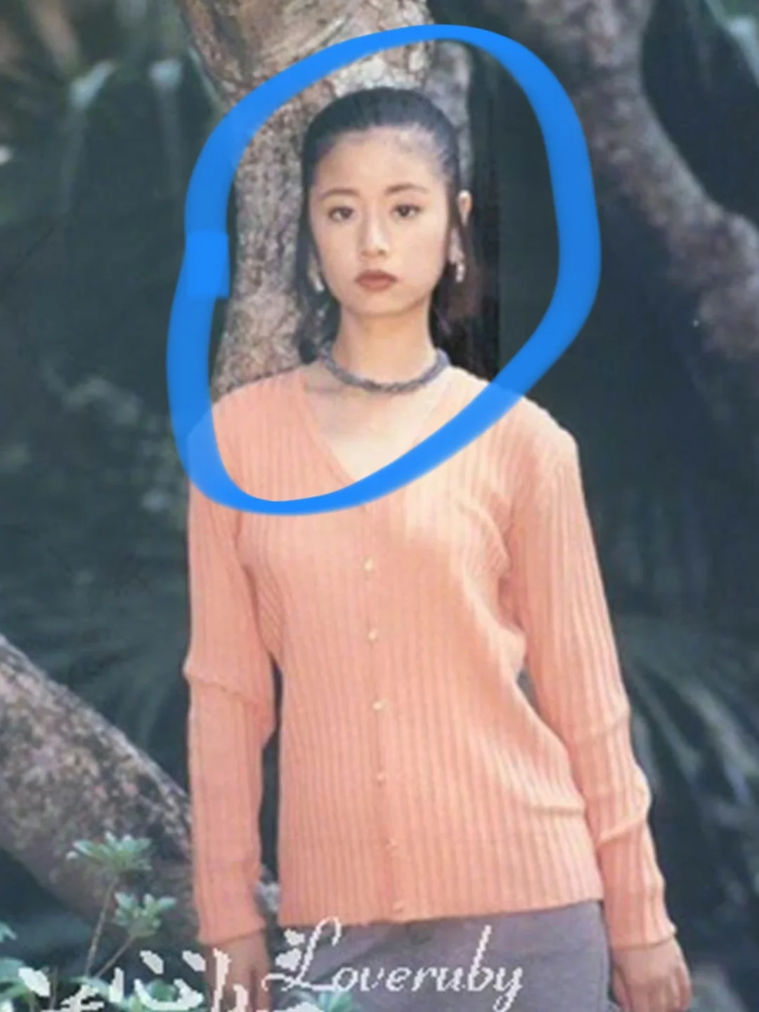林心如高中时期，就真的好美