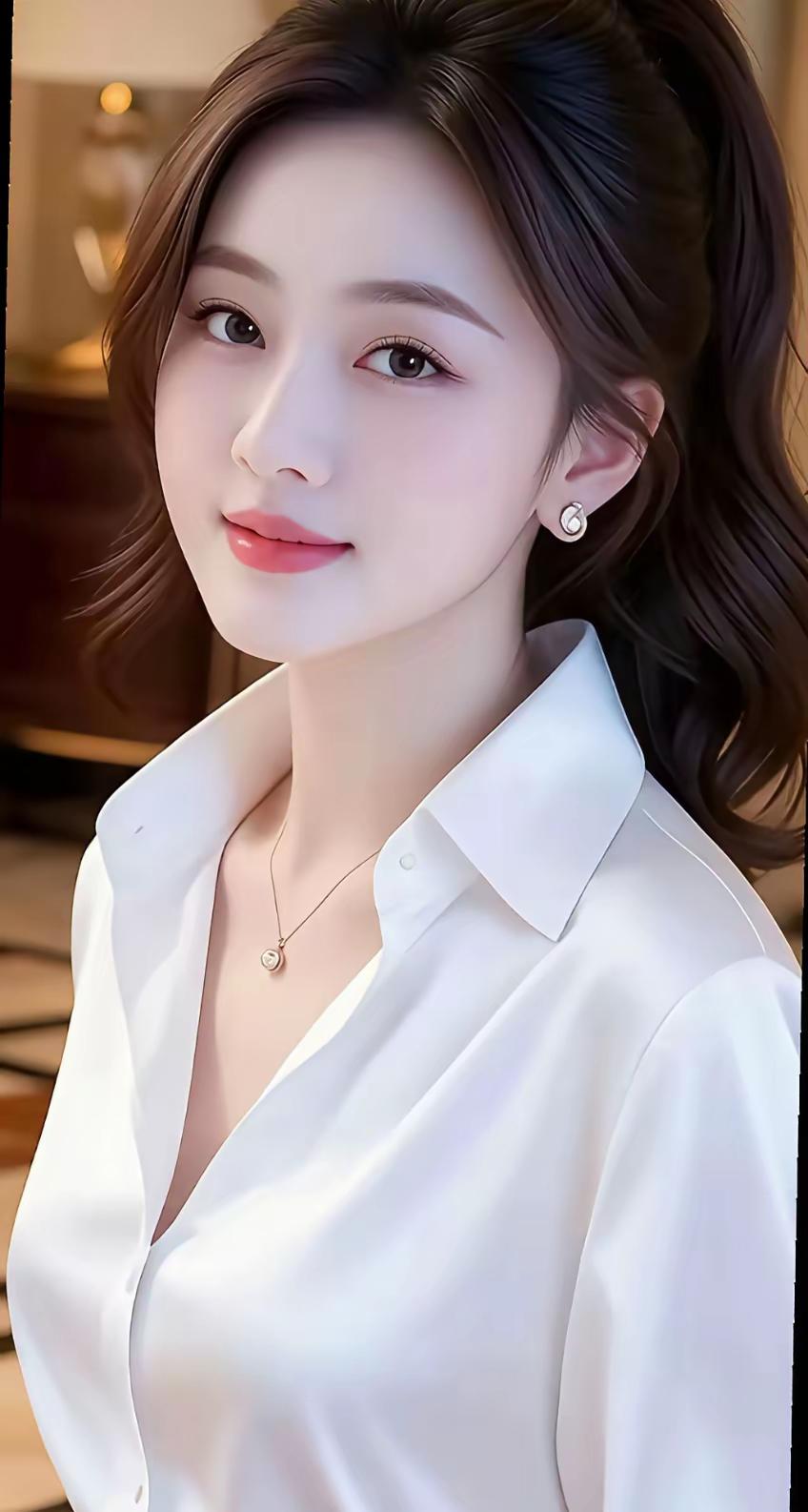 温柔甜美的白衬衫穿搭，清新自然，散发迷人魅力！