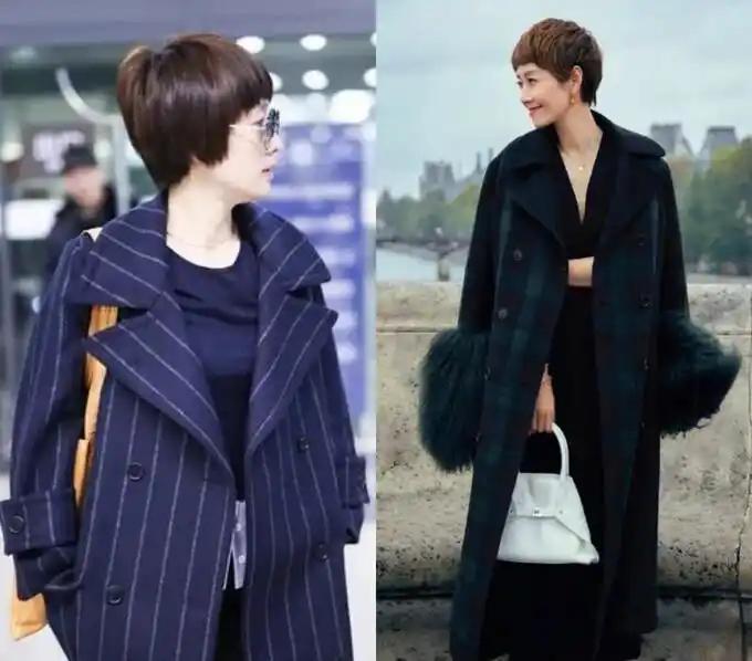 47岁马伊琍不走寻常路！大衣不搭打底裤、发不过肩，居然没一点‘大妈感’？