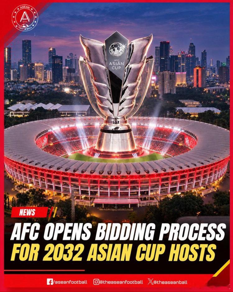 9月15日讯据theaseanfootball报道，亚足联已开启2032年