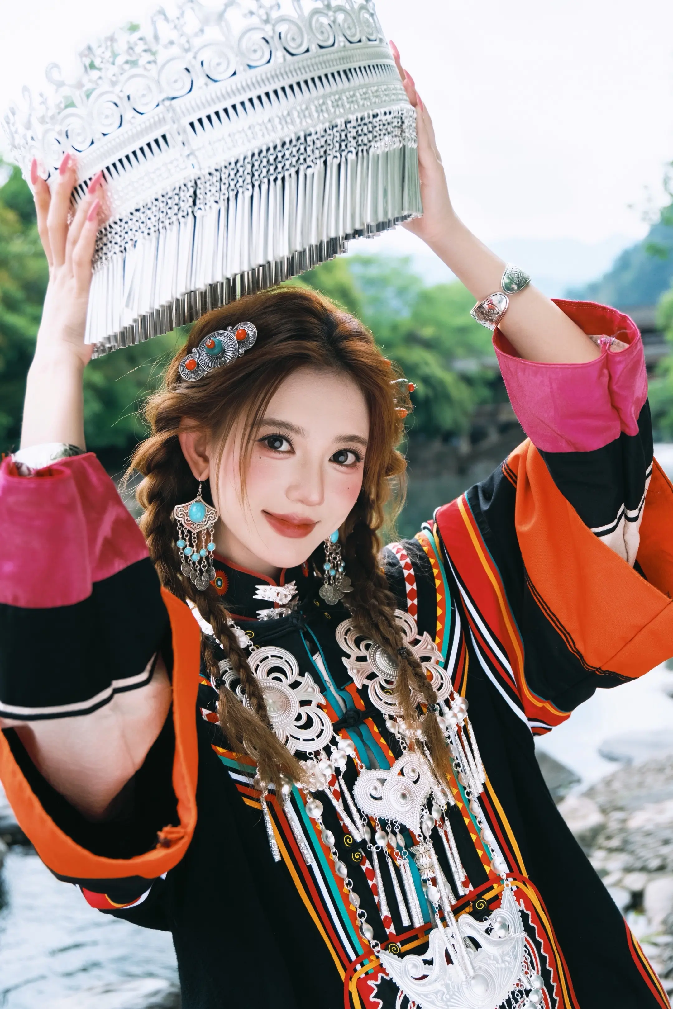 来苗寨怎么能不拍民族风写真呢