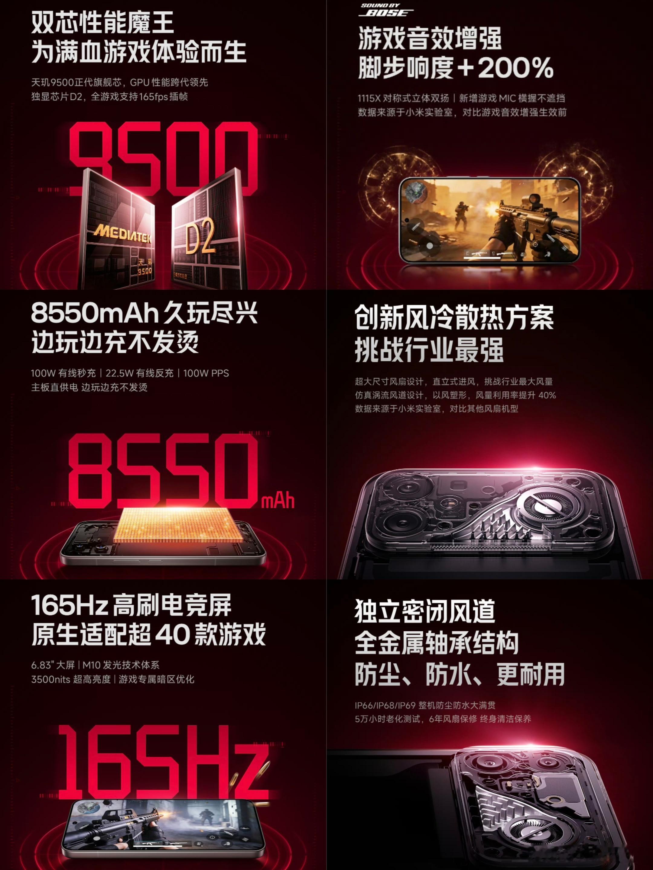 K90Max的一些预热：天玑9500+独显芯片D2，100W(PPS)+855