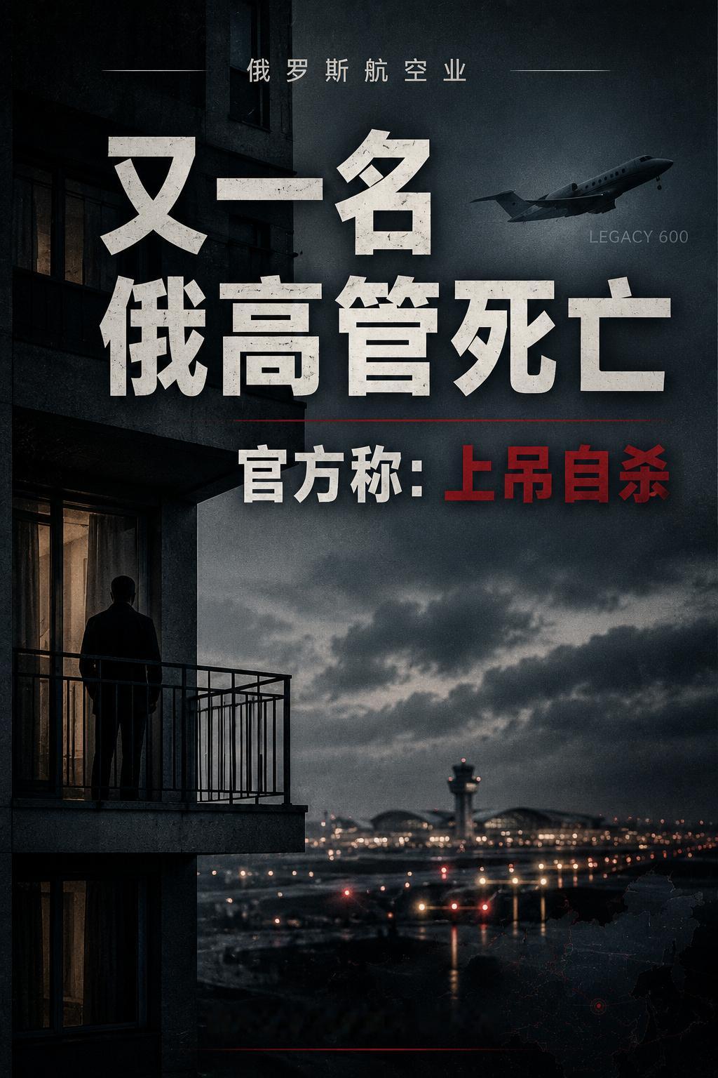 俄罗斯航空业又一名高管离世。据俄罗斯媒体及多家国际媒体报道，57岁的阿列克谢·科
