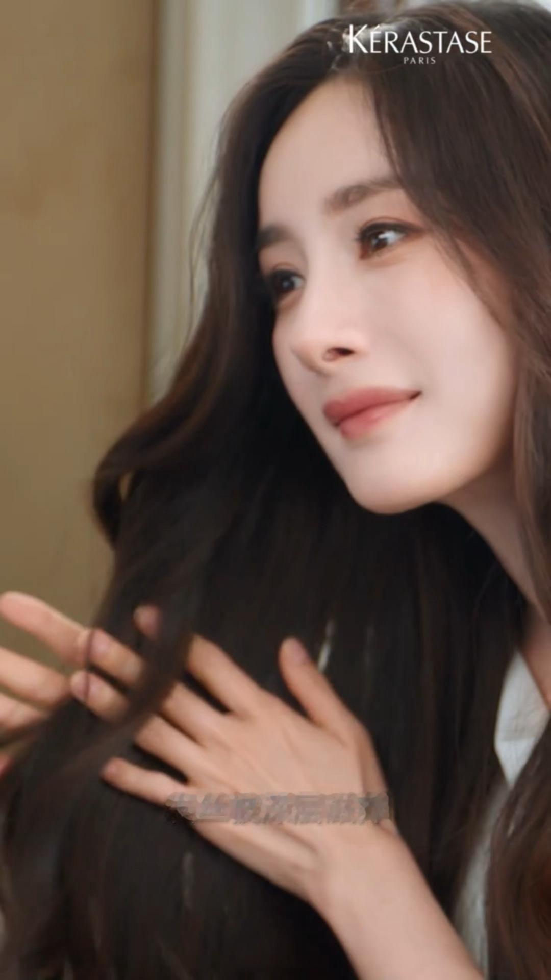 杨幂卡诗晚安蜜好美好温柔啊