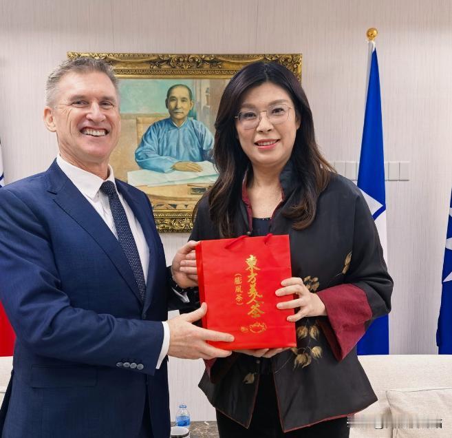 藏不住了！郑丽文的狐狸尾巴露出来了！就在12月12日，郑丽文在跟新西兰驻台代