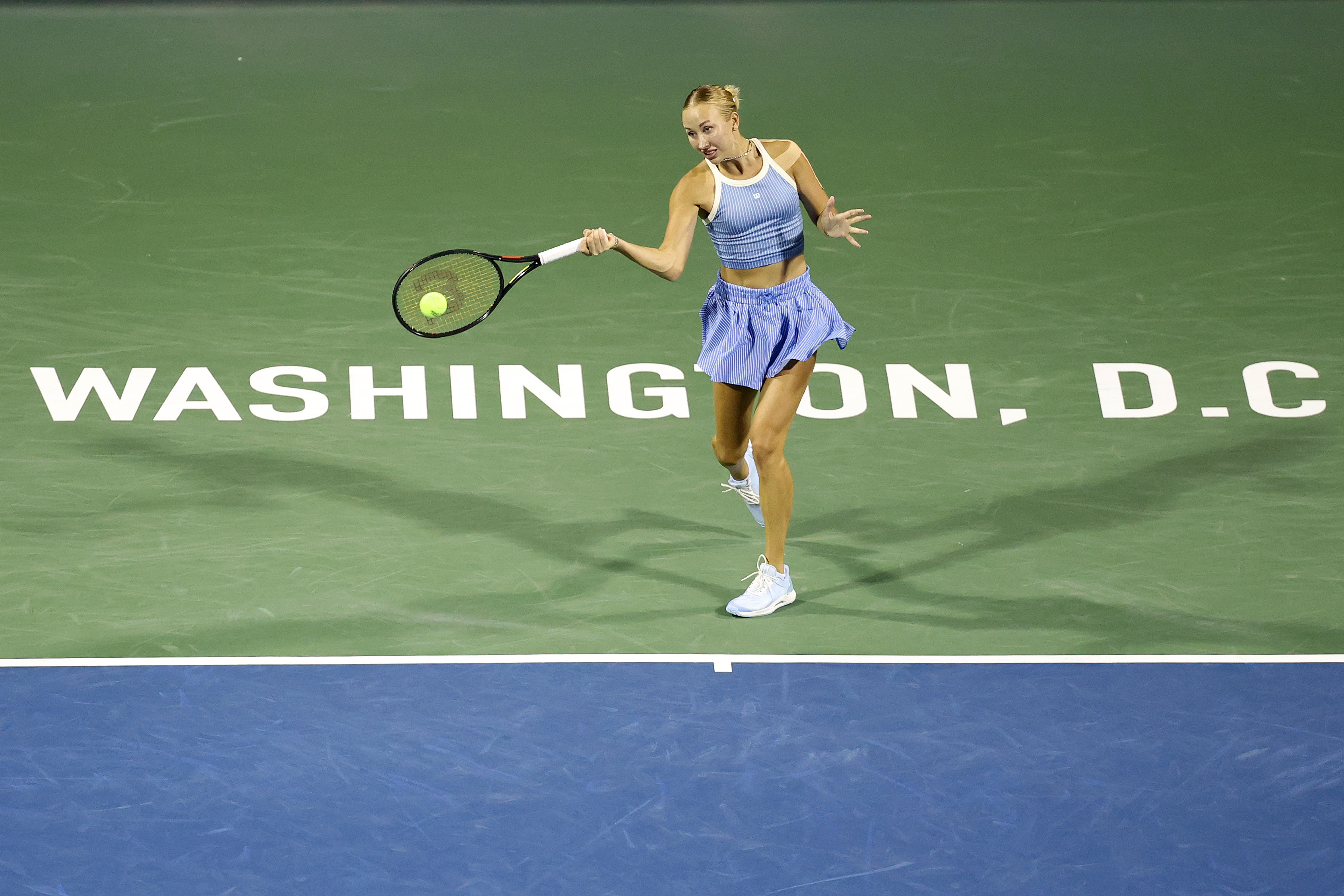 WTA500华盛顿站第二日完整赛果👇弗莱彻6-46-3李吉妮卡林斯卡娅