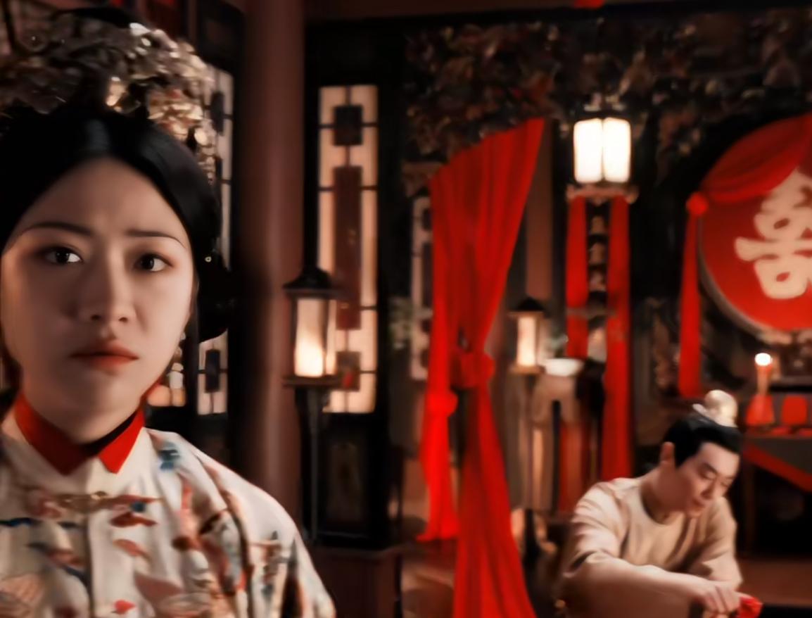 《大生意人》：古平原的眼神里透露出他本是想娶白依梅的。剧情里，古平原辞别常玉儿