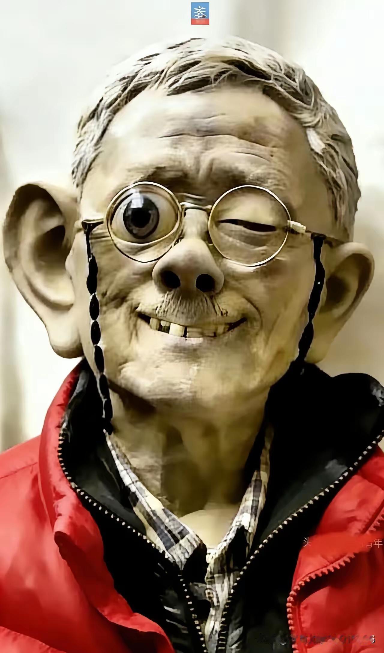 刚刷到那尊被嘲上热搜的“外星兵马俑”，我一口奶茶差点喷屏：这歪嘴斜眼，活像被门