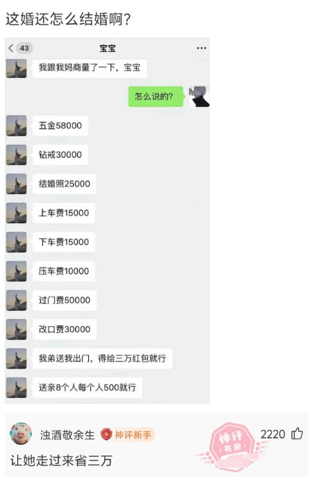 你们说这婚怎么结