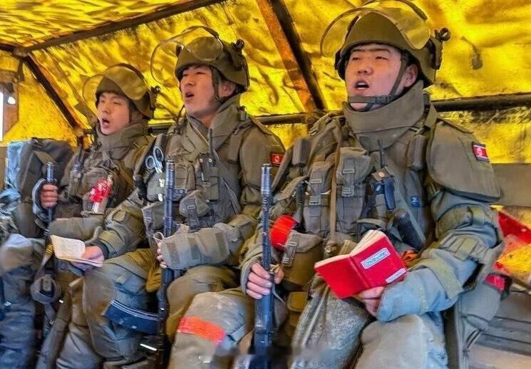俄乌冲突前线影像：朝鲜人民军战士风采！