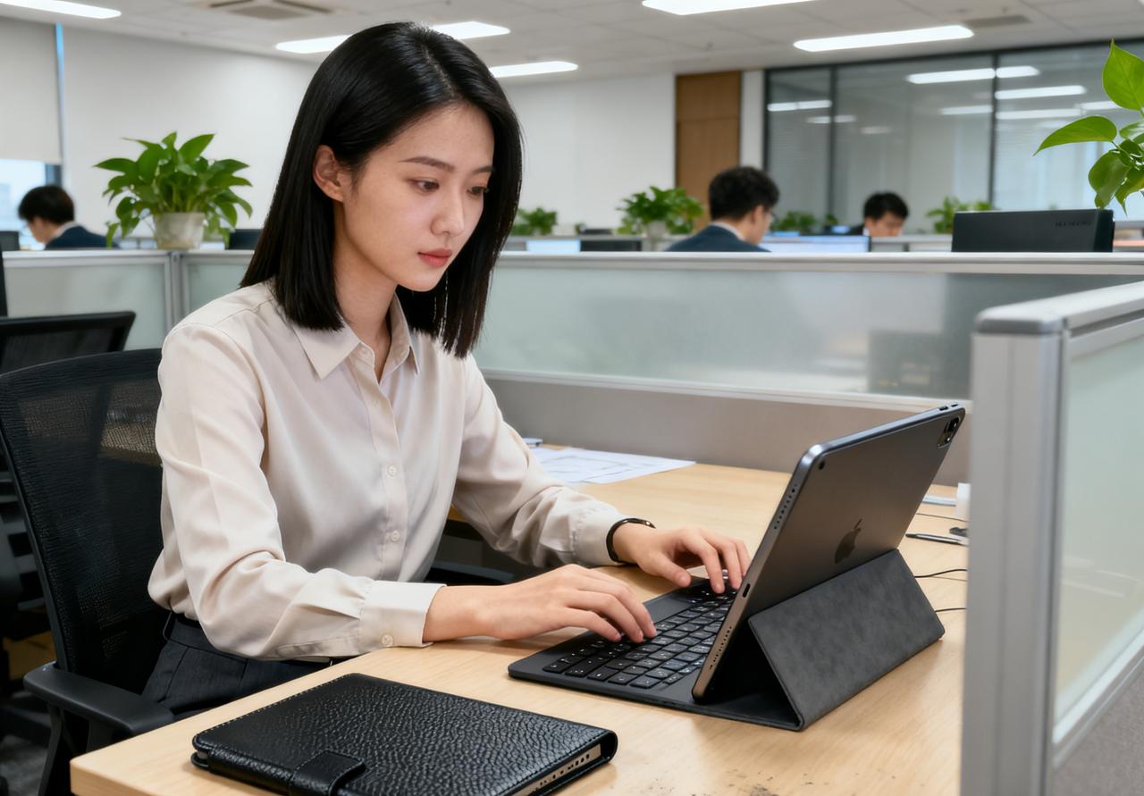 新来的同事，是个00后小姑娘，她嫌公司配的电脑不好用，自己掏钱买了显示器，主机，