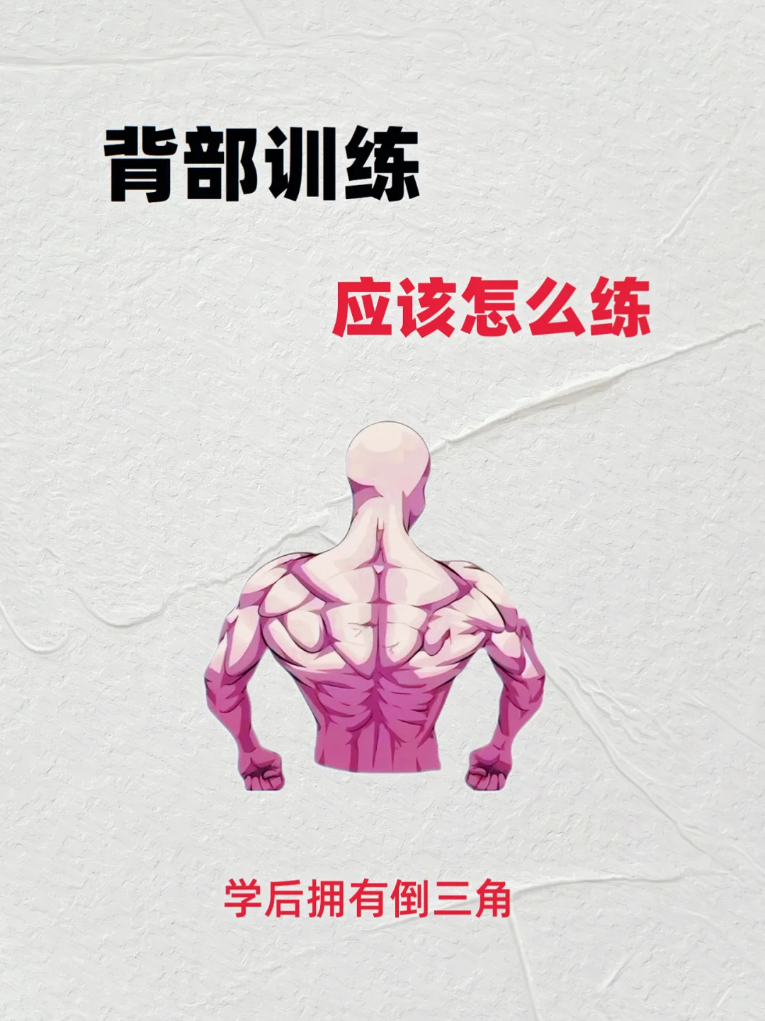 背部训练，学后拥有倒三角！