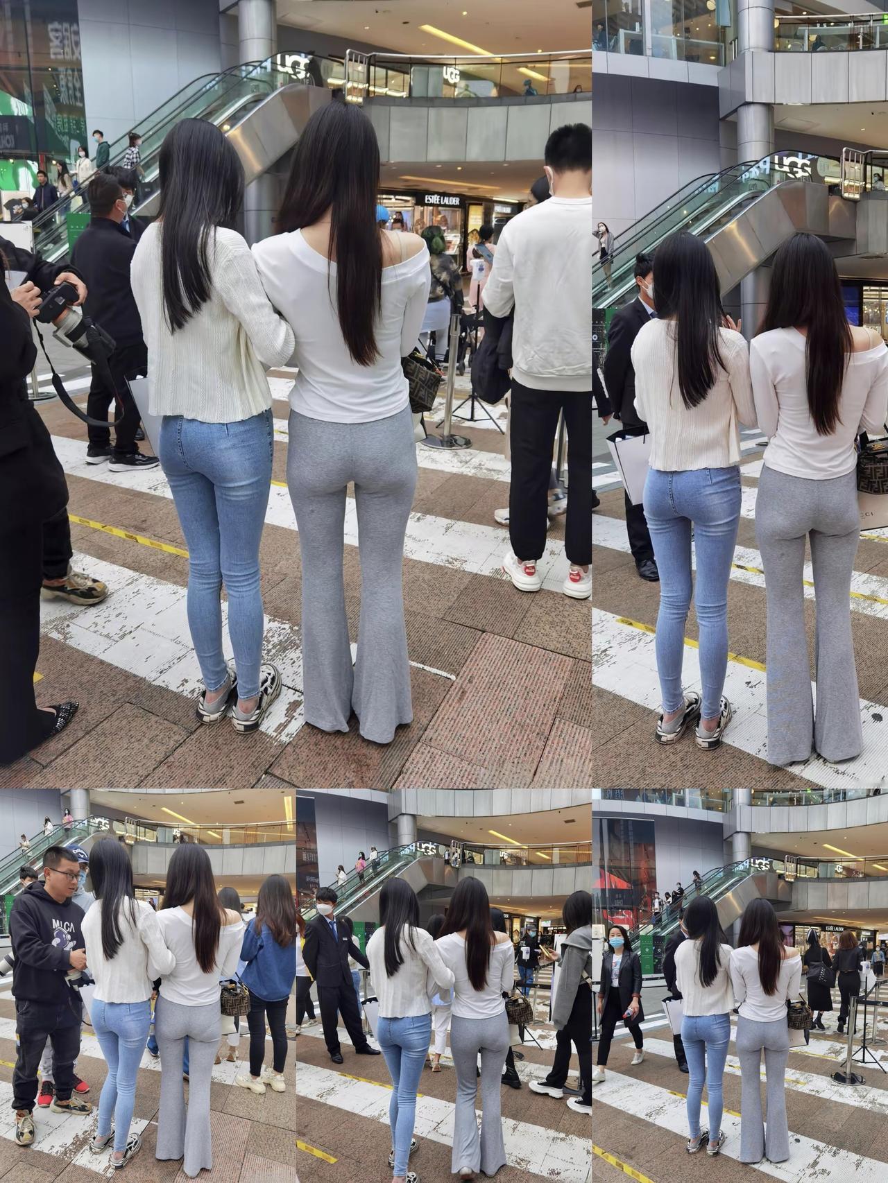 👗✨优雅白上衣+牛仔裤，轻松打造都市时尚感！👠💃