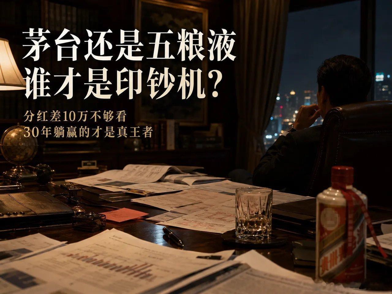 500万买茅台，一年分红19万；500万买五粮液，一年分红29万。光看这组数据，