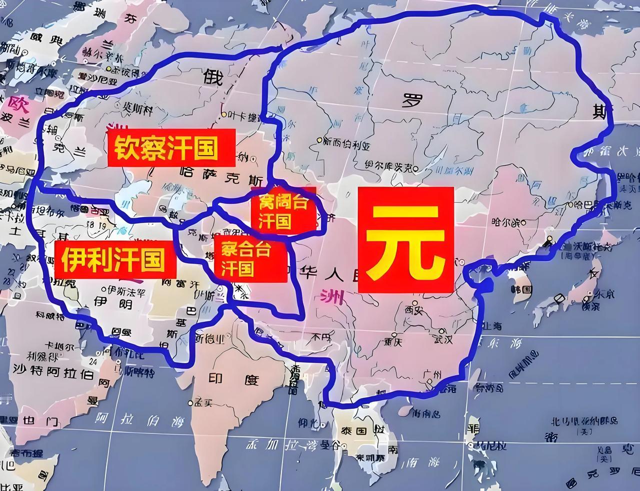 中国🇨🇳历代领土面积NO.1元朝1885万平方公里