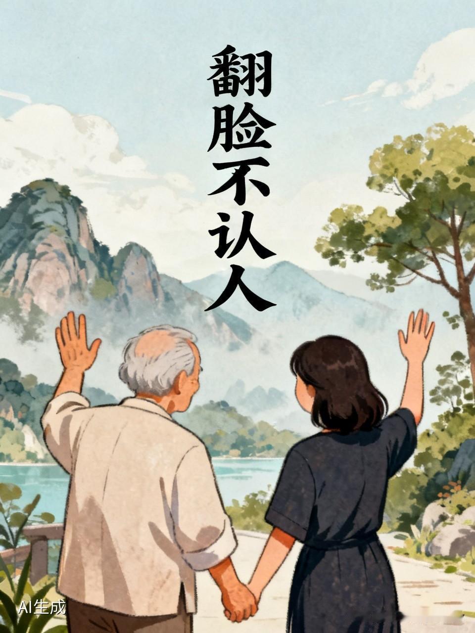 我见过翻脸不认人的人，真的让人很无语。有个60岁体制内退休的大爷，亲戚张口借钱，