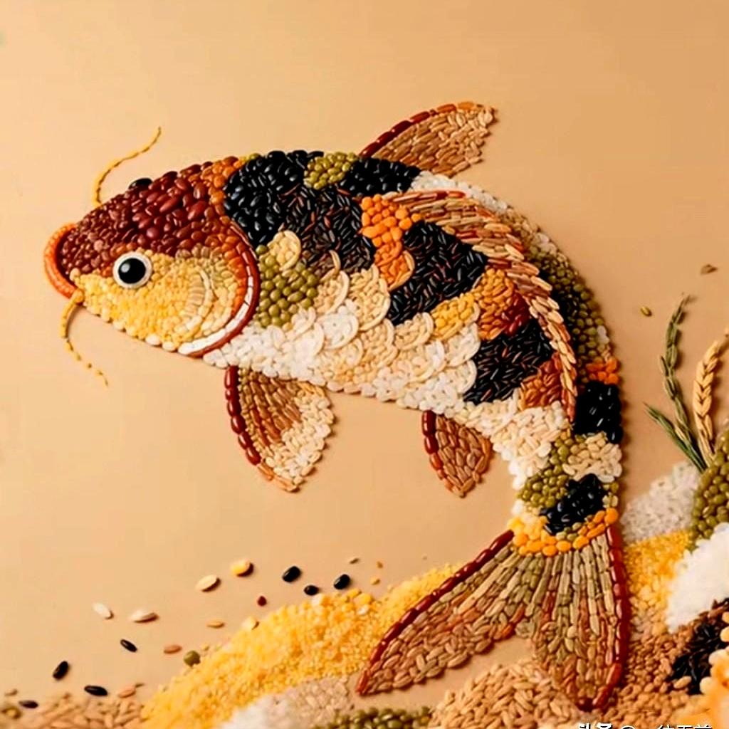 今天看到一句话，先是沉默。有人第一眼看见锦鲤，有人看见五谷；真正让人羡慕的，往