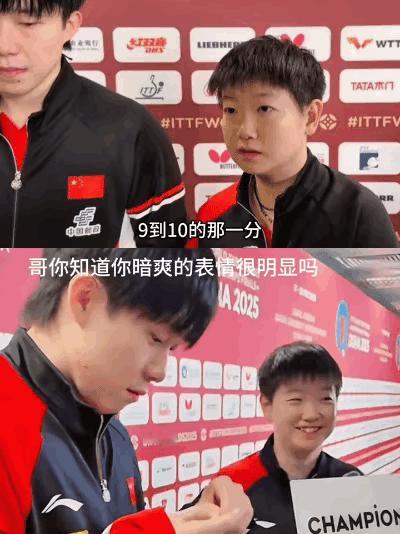 莎莎在镜头面前也是和她私底下一样，显得非常的活跃，而且不光能直视镜头，还会和采访