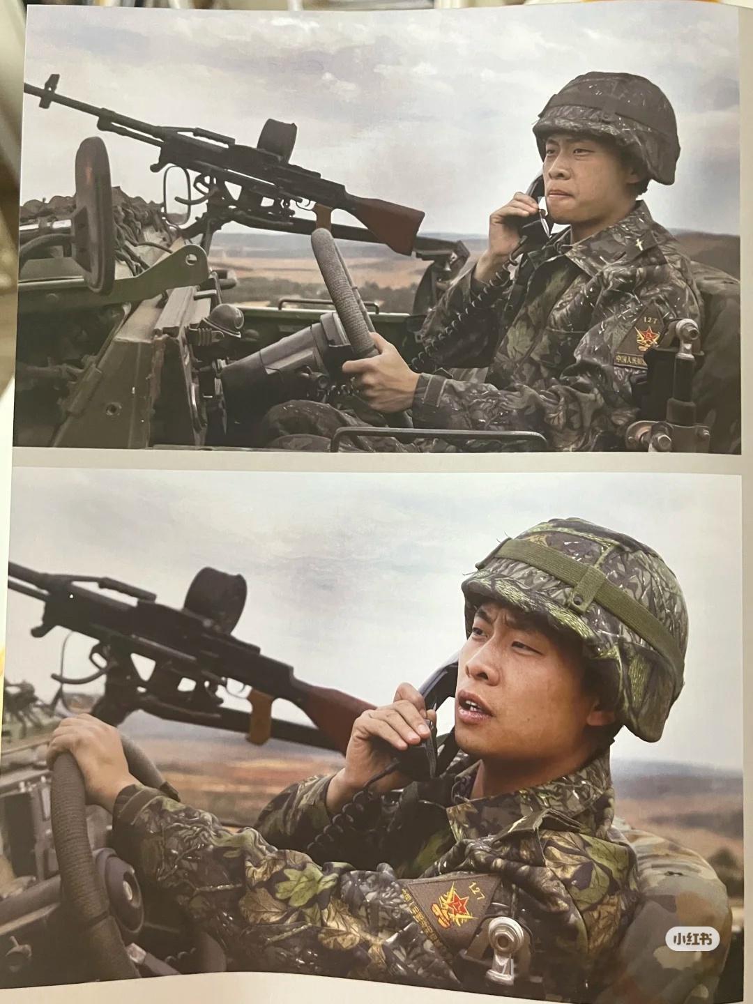 士兵突击刚在XHS上刷到的，张译穿上侦察营的衣服留了个影。​​​