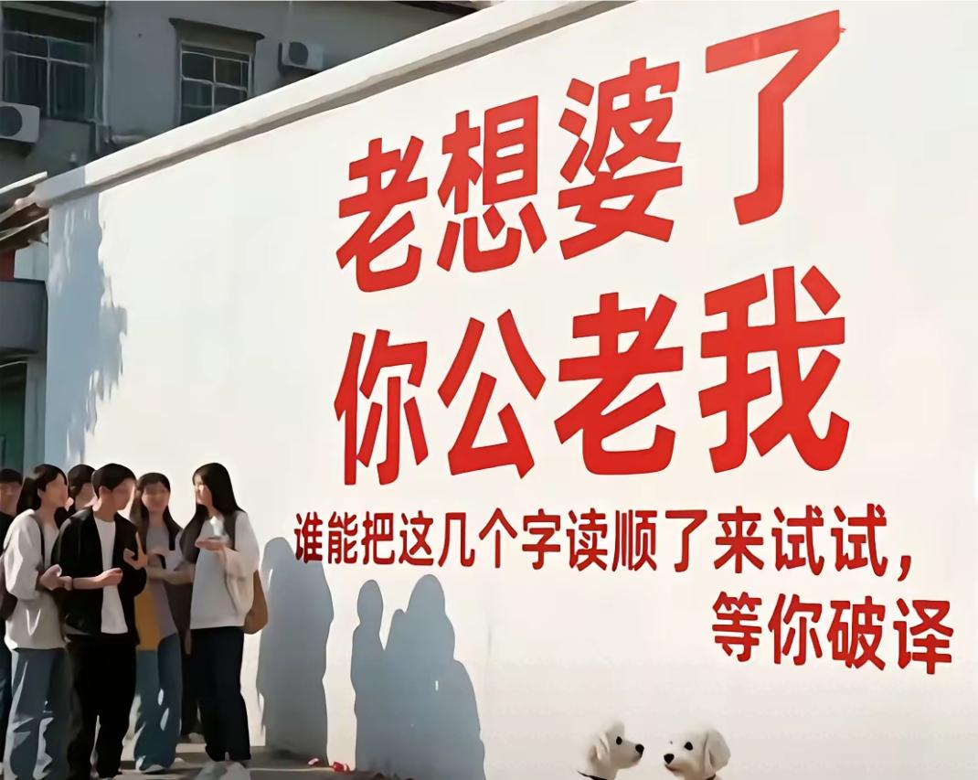 谁能把这几个字读顺了，证明你真的很爱你老婆或老公。