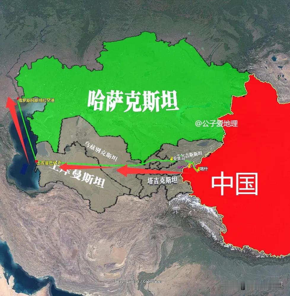中亚那片地方最近发生挺有意思的事，中俄修路绕开哈萨克斯坦。你有没有想过，一条路