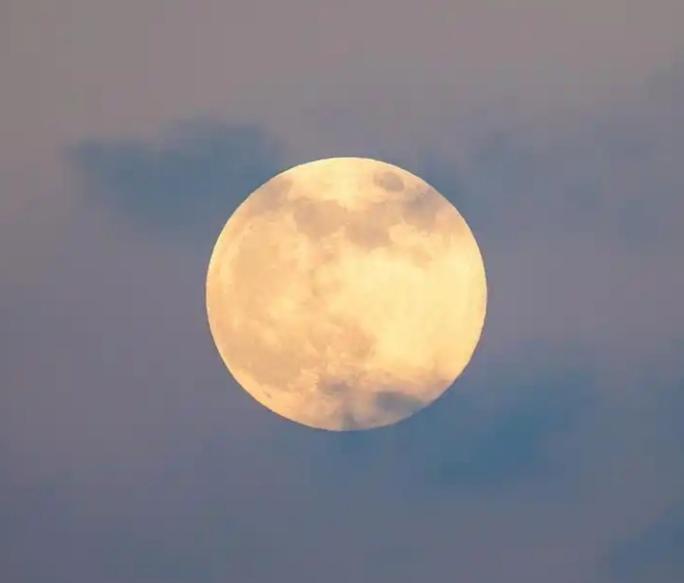 超级月亮我昨天晚上看到十四的月亮怎么会像十五的月亮，超大超圆超明亮，我还以为是