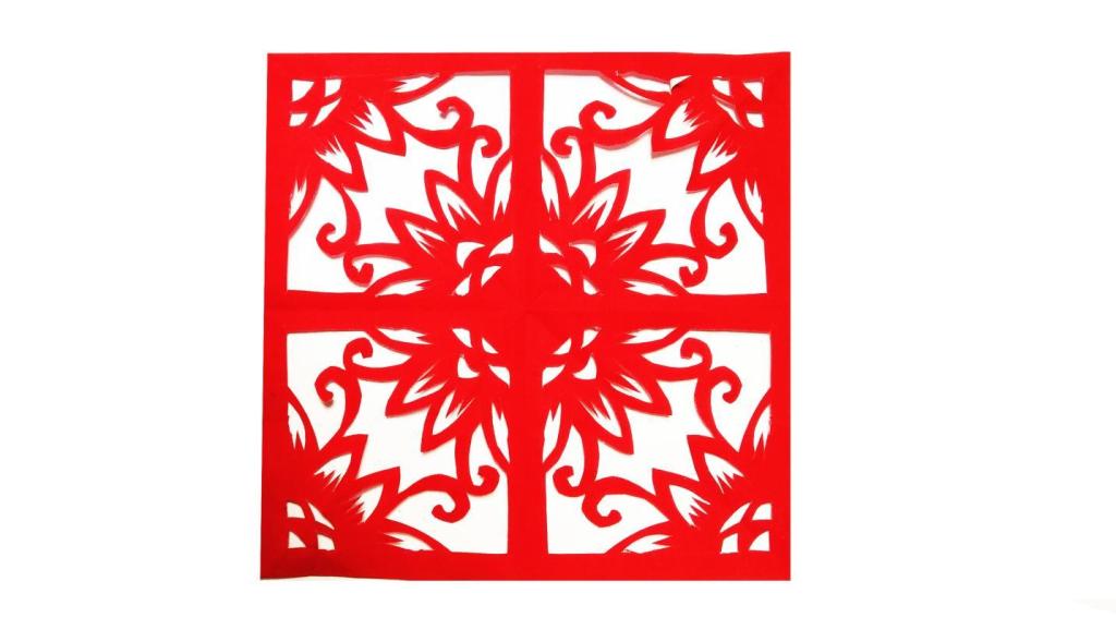 剪纸图案大全 儿童剪纸之叶子 中国剪纸教程