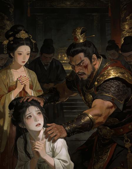公元1157，完颜亮一身酒气，一脚踹开昭妃寝宫的门，没等宫人反应，就一把揪住年仅
